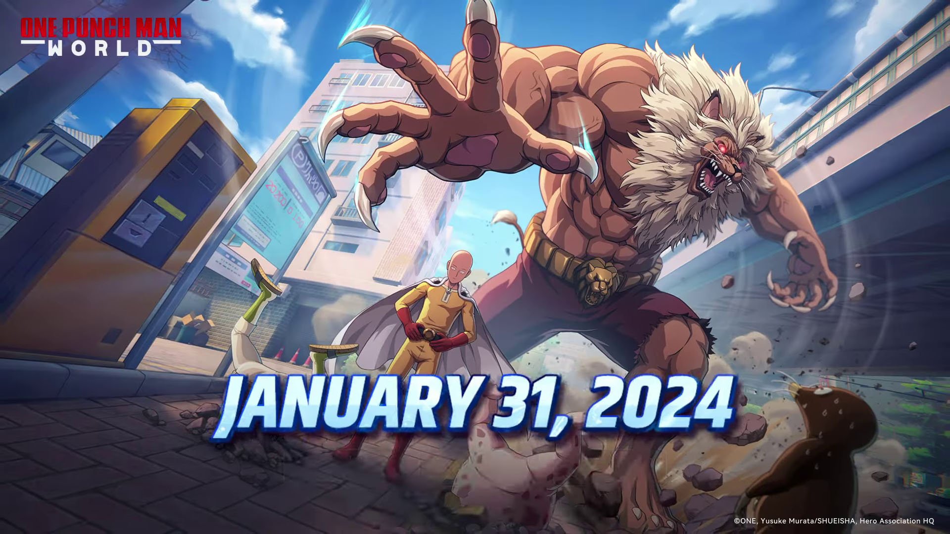 One Punch Man: World launches January 31, 2024 - Gematsu